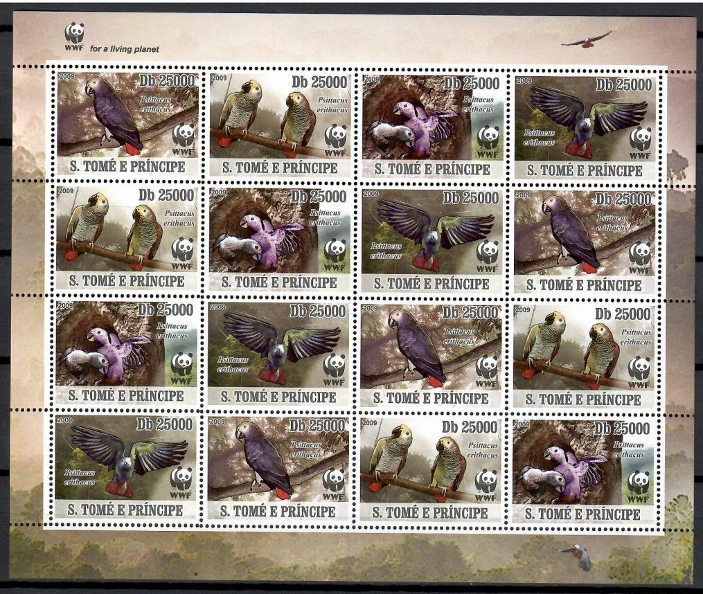 Znaczek Wyspy Św. Tomasza i Książęca 2009 Mi zd ark 3777-3780 Czyste **