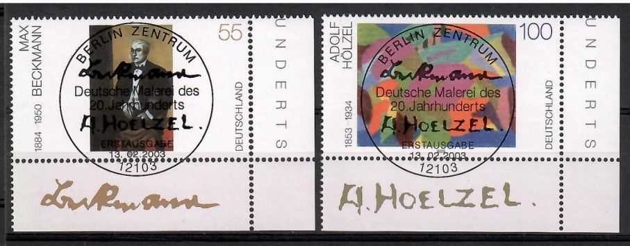 Znaczek Niemcy 2003 Mi abo 2315-2316 Stemplowane