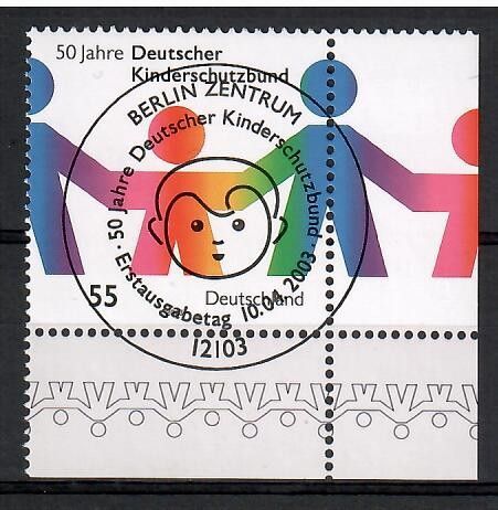 Znaczek Niemcy 2003 Mi abo 2333 Stemplowane