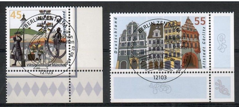 Znaczek Niemcy 2003 Mi abo 2356-2357 Stemplowane