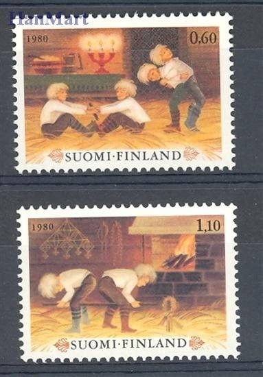 Znaczek Finlandia 1980 Mi 874-875 Czyste **