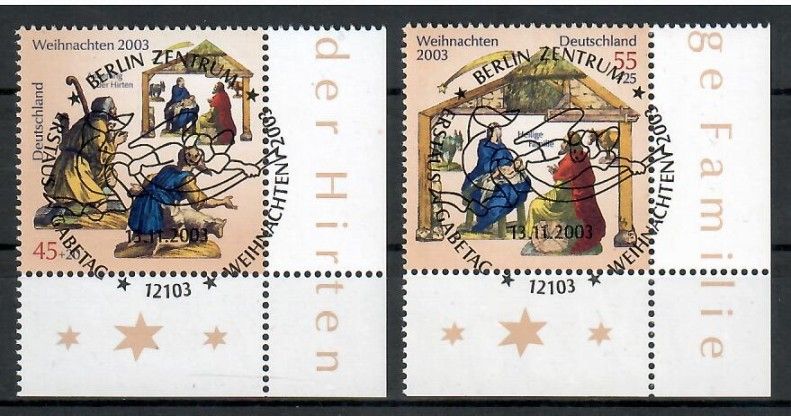 Znaczek Niemcy 2003 Mi abo 2369-2370 Stemplowane