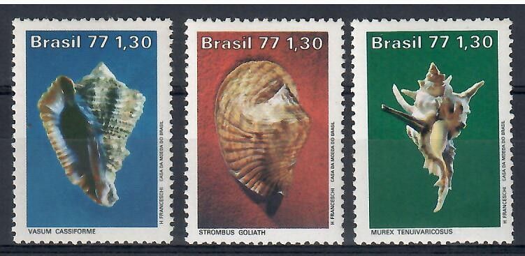 Znaczek Brazylia 1977 Mi 1604-1606 Czyste **