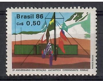Znaczek Brazylia 1986 Mi 2168 Czyste **