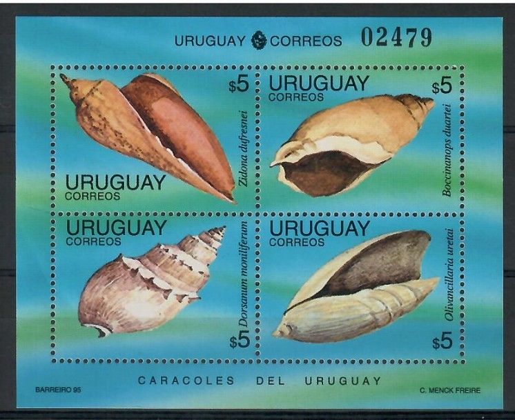 Znaczek Urugwaj 1995 Mi bl 68 Czyste **