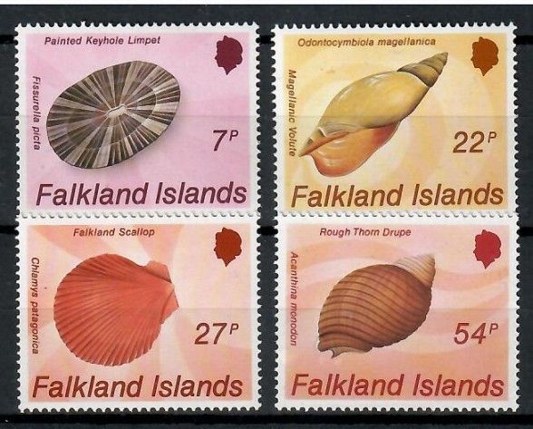 Znaczek Falklandy 1986 Mi 440-443 Czyste **