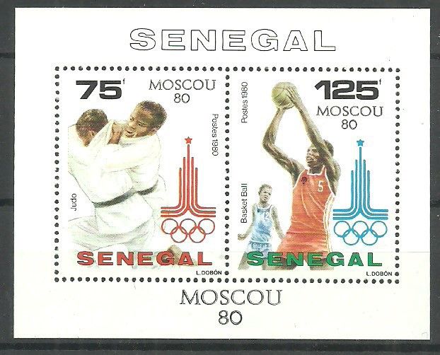 Znaczek Senegal 1980 Mi bl 39 Czyste **
