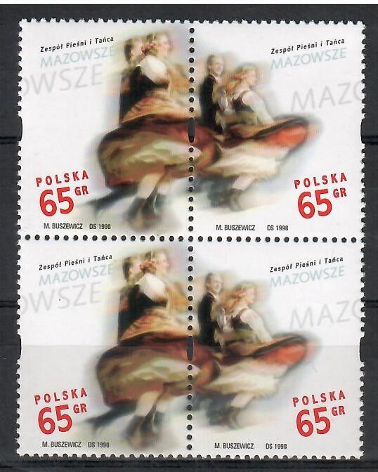 Znaczek Polska 1998 Mi 3727-3728 Fi 3579-3580 Czyste **