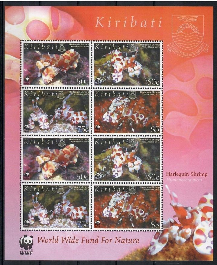 Znaczek Kiribati 2005 Mi ark 983-986 Czyste **