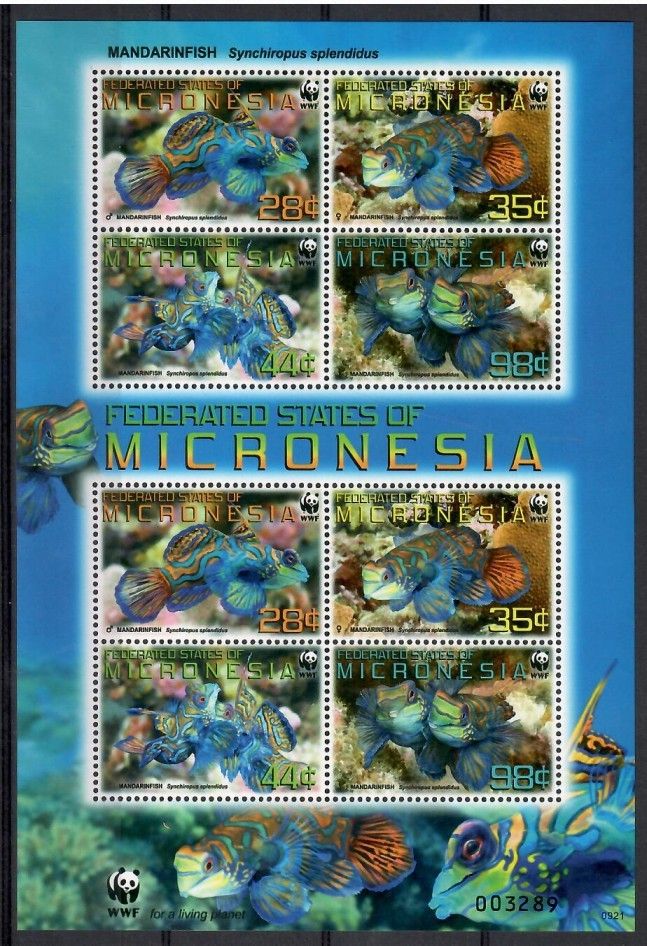 Znaczek Mikronezja 2009 Mi ark 2052-2055 Czyste **