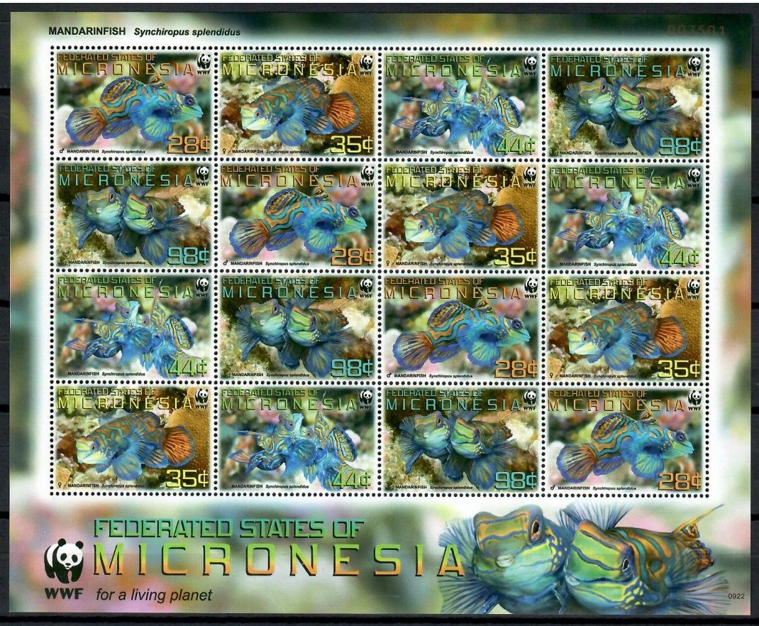 Znaczek Mikronezja 2009 Mi zd ark 2052-2055 Czyste **