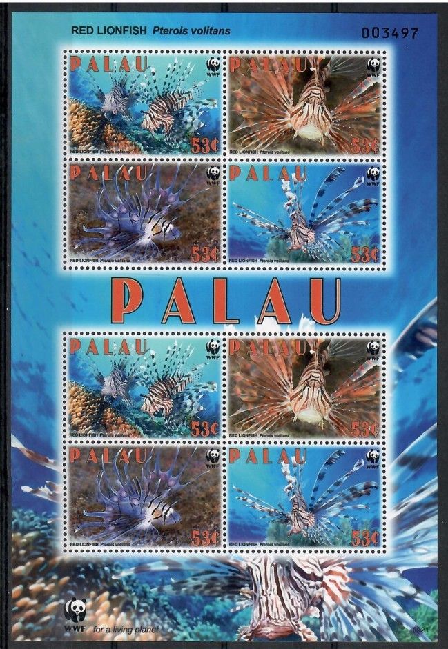 Znaczek Palau 2009 Mi ark 2902-2905 Czyste **