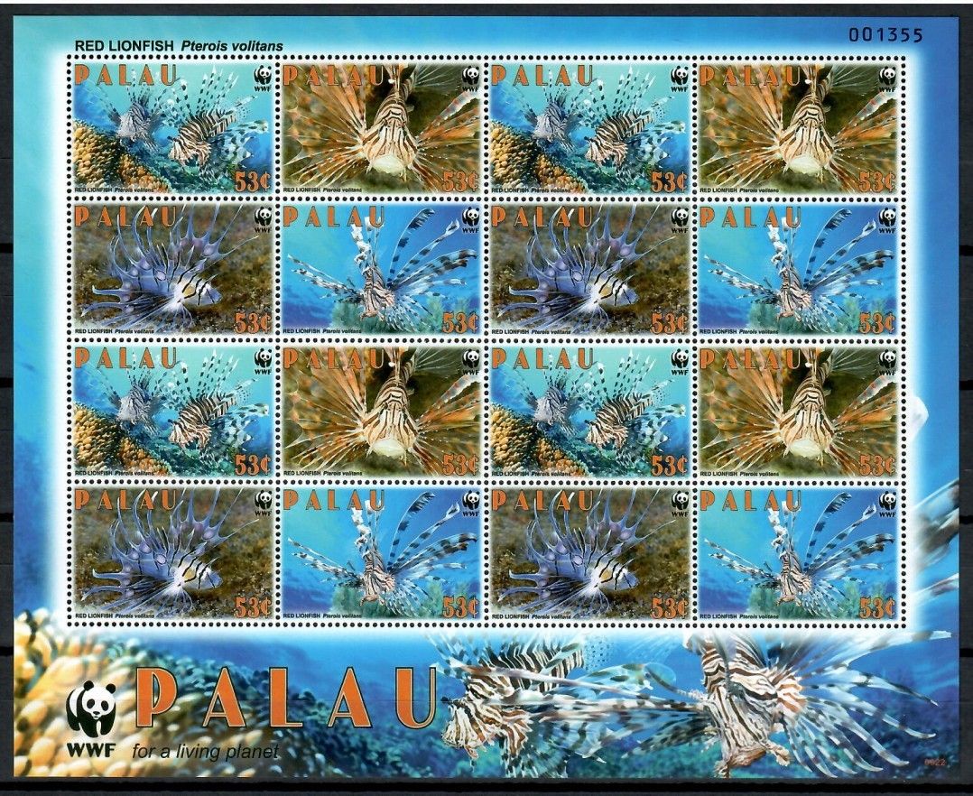 Znaczek Palau 2009 Mi zd ark 2902-2905 Czyste **