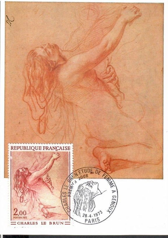 Znaczek Francja 1973 Mi 1828 Karta Max