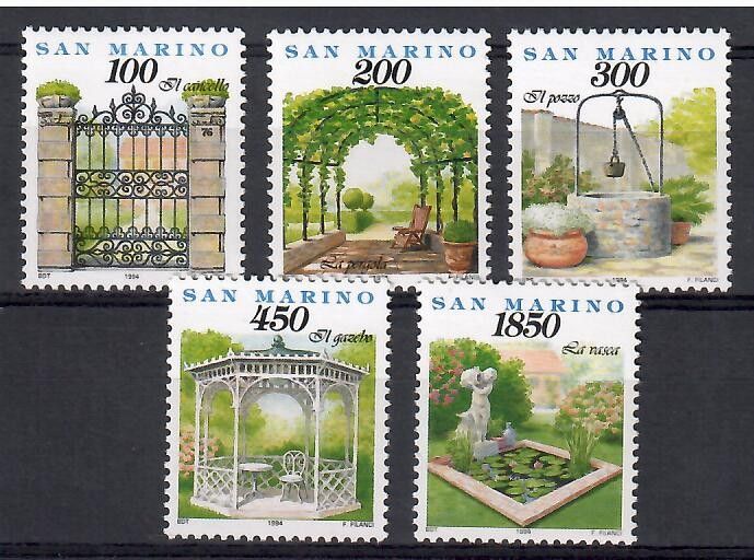 Znaczek San Marino 1994 Mi 1570-1574 Czyste **