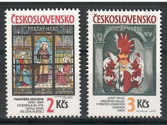 Znaczek Czechosłowacja 1987 Mi 2909-2910 Czyste **