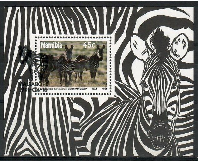 Znaczek Namibia 1991 Mi bl 13 Stemplowane