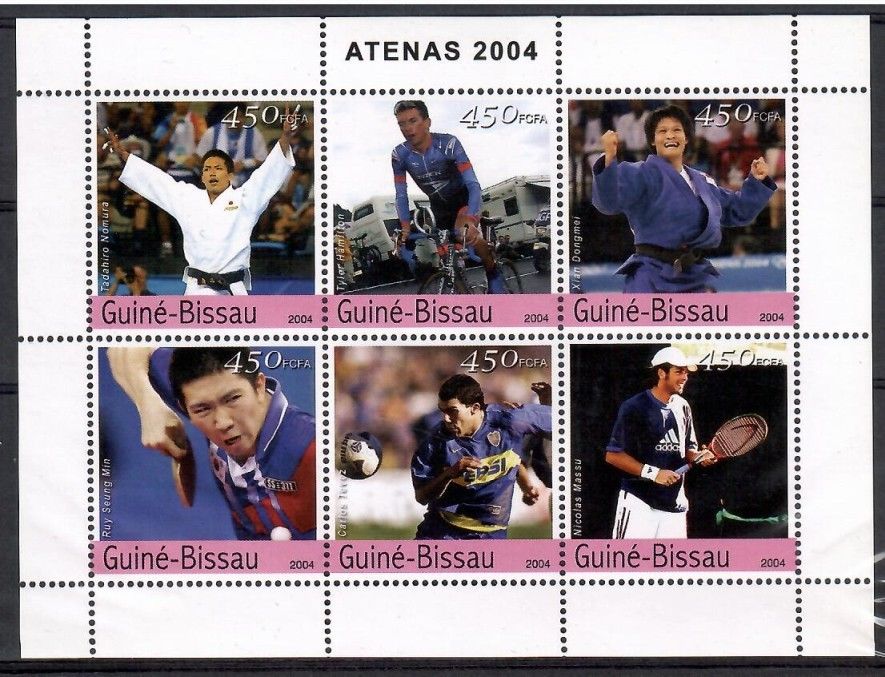 Znaczek Gwinea Bissau 2004 Mi ark 2769-2774 Czyste **