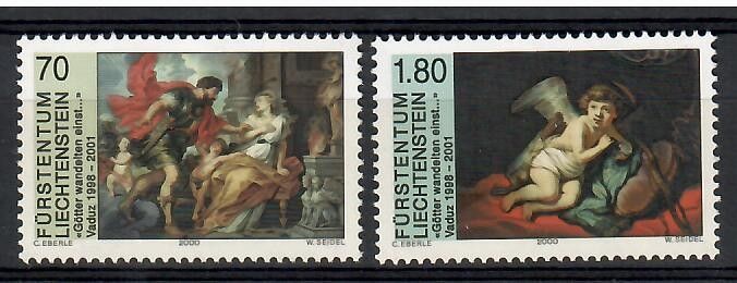 Znaczek Liechtenstein 2000 Mi 1227-1228 Czyste **