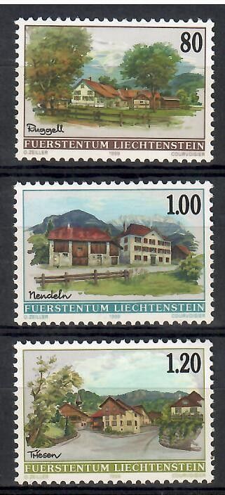 Znaczek Liechtenstein 1999 Mi 1192-1194 Czyste **