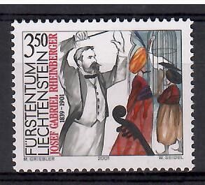 Znaczek Liechtenstein 2001 Mi 1274 Czyste **