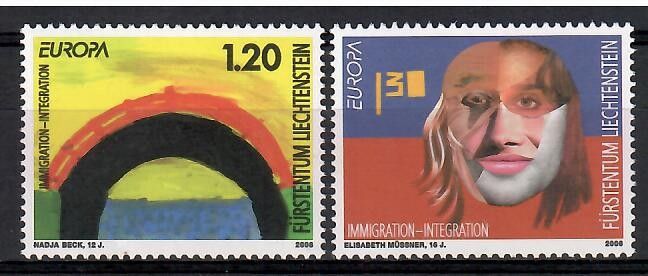 Znaczek Liechtenstein 2006 Mi 1400-1401 Czyste **