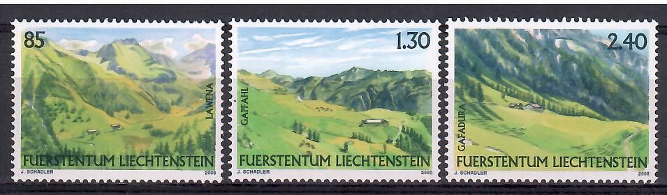 Znaczek Liechtenstein 2006 Mi 1424-1426 Czyste **