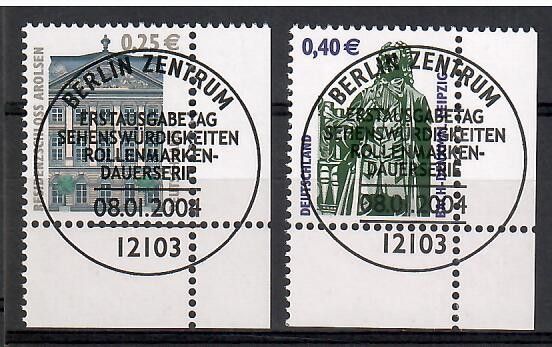 Znaczek Niemcy 2004 Mi abo 2374-2375 Stemplowane