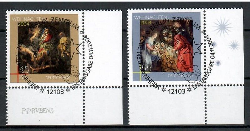 Znaczek Niemcy 2004 Mi abo 2429-2430 Stemplowane