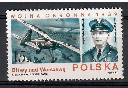 Znaczek Polska 1987 Mi 3115B1 Fi 2967B1 Czyste **