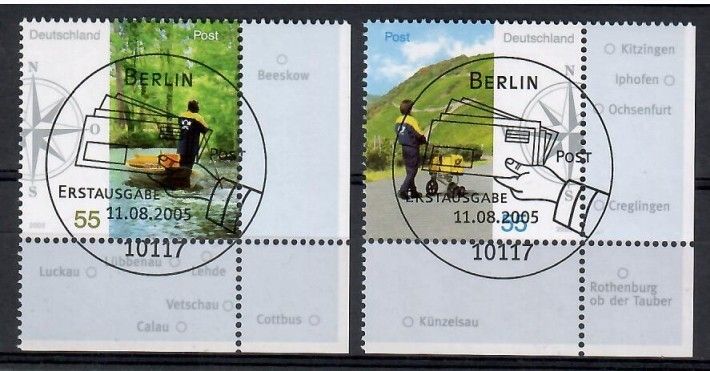 Znaczek Niemcy 2005 Mi abo 2481-2482 Stemplowane