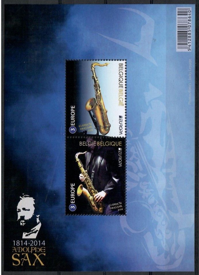 Znaczek Belgia 2014 Mi bl 185 Czyste **