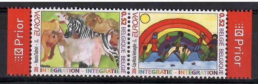 Znaczek Belgia 2006 Mi 3611-3612 Czyste **