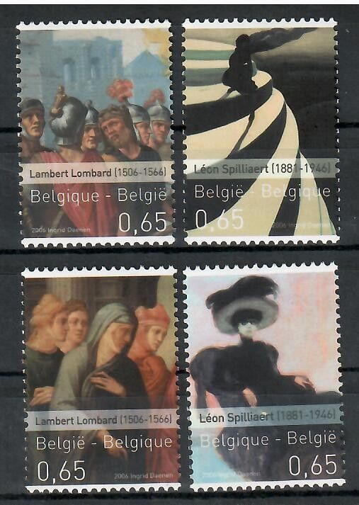 Znaczek Belgia 2006 Mi 3564-3567 Czyste **