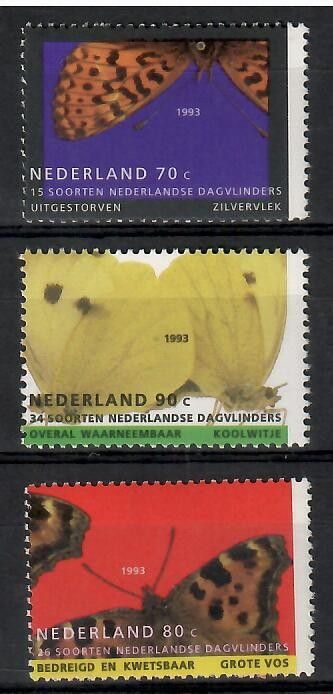 Znaczek Holandia 1993 Mi 1470-1472 Czyste **