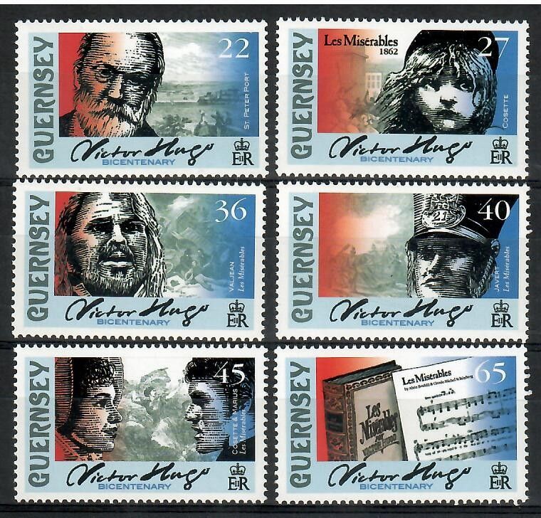 Znaczek Guernsey 2002 Mi 919-924 Czyste **