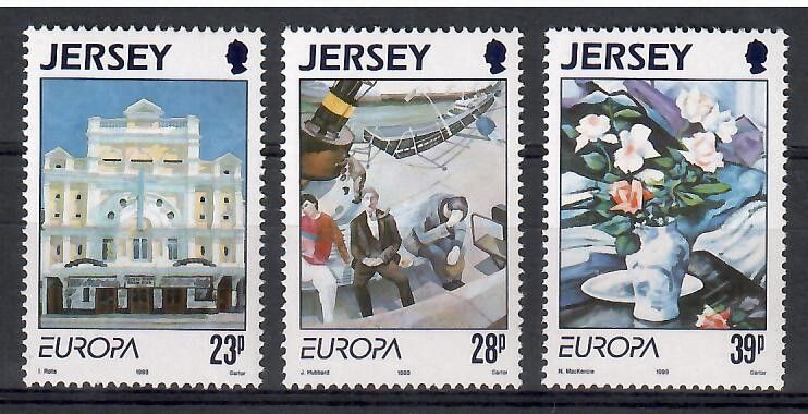 Znaczek Jersey 1993 Mi 612-614 Czyste **