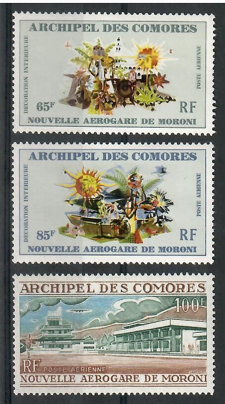 Znaczek Komory 1972 Mi 136-138 Czyste **