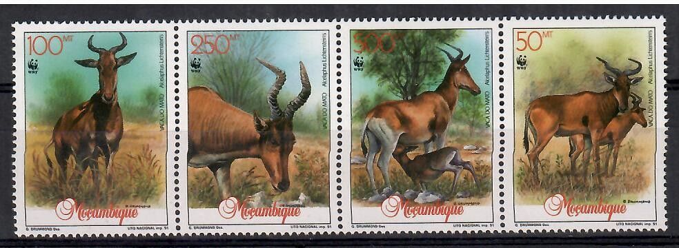 Znaczek Mozambik 1991 Mi 1231-1234 Czyste **