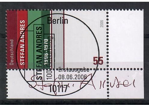 Znaczek Niemcy 2006 Mi abo 2545 Stemplowane