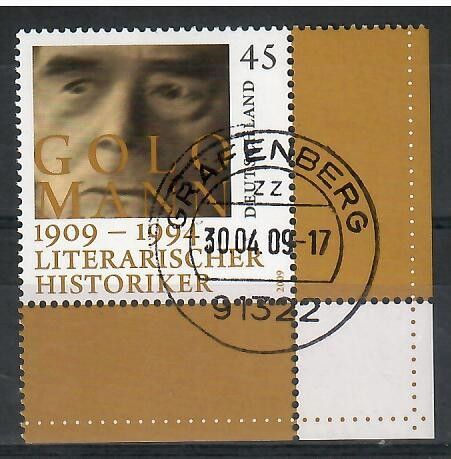 Znaczek Niemcy 2009 Mi abo 2726 Stemplowane