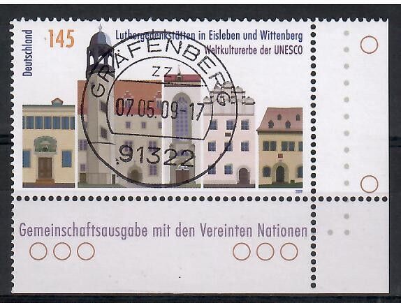 Znaczek Niemcy 2009 Mi abo 2736 Stemplowane