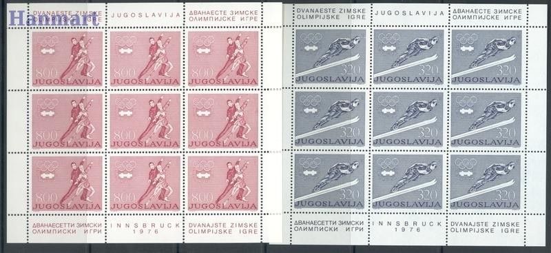 Znaczek Jugosławia 1976 Mi ark 1630-1631 Czyste **
