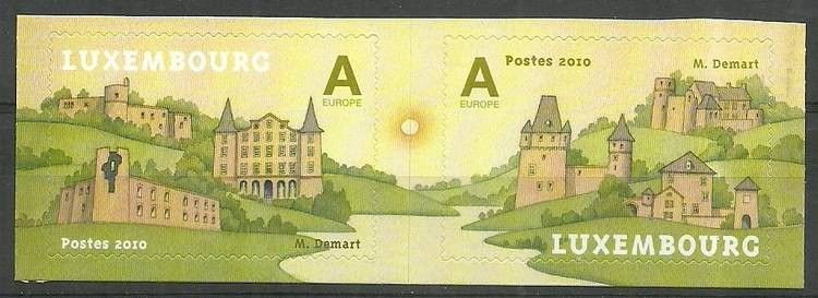 Znaczek Luksemburg 2010 Mi 1859-1860 Czyste **