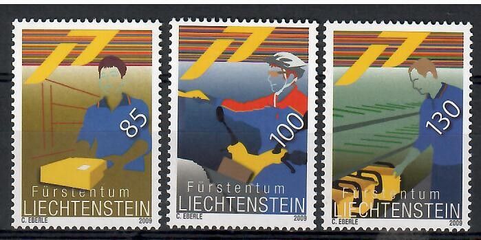 Znaczek Liechtenstein 2009 Mi 1506-1508 Czyste **