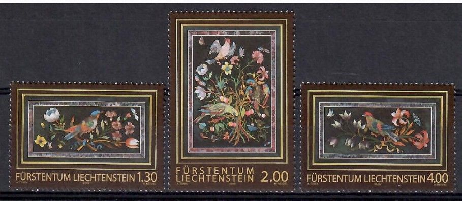 Znaczek Liechtenstein 2009 Mi 1525-1527 Czyste **