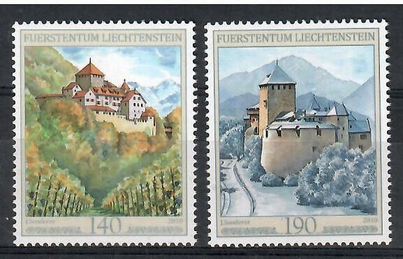 Znaczek Liechtenstein 2010 Mi 1569-1570 Czyste **