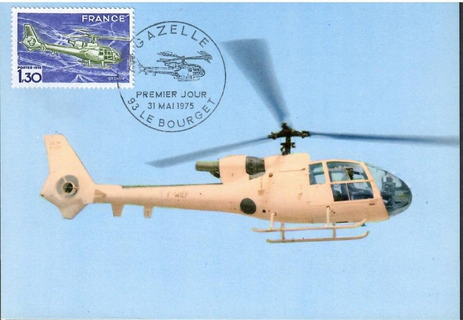 Znaczek Francja 1975 Mi 1922 Karta Max