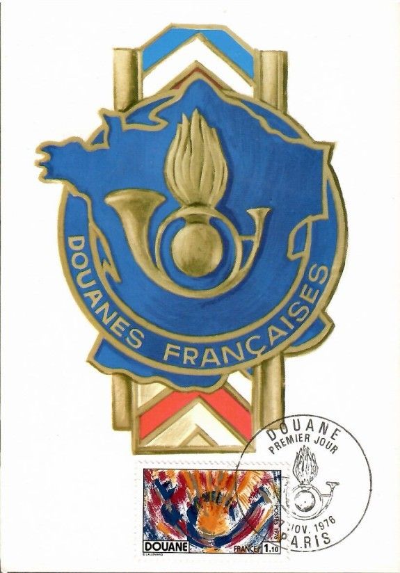 Znaczek Francja 1976 Mi 2003 Karta Max