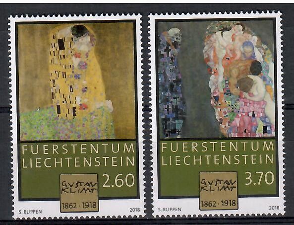 Znaczek Liechtenstein 2018 Mi 1895-1896 Czyste **